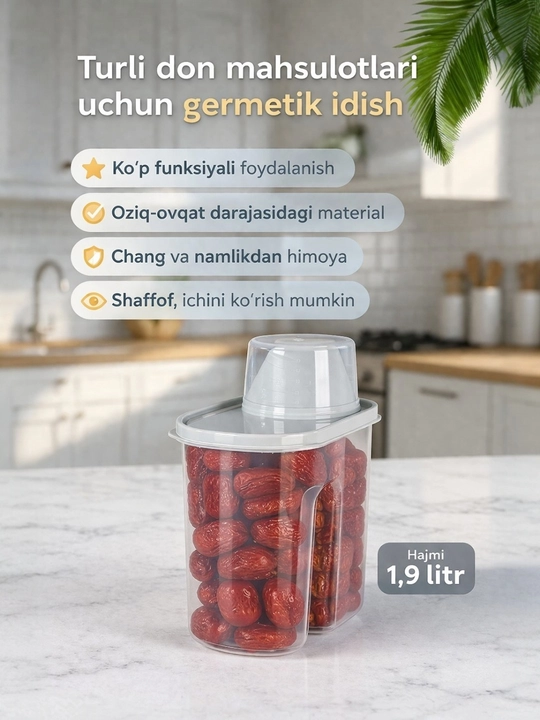 Kонтейнер для продуктов 1.9 л