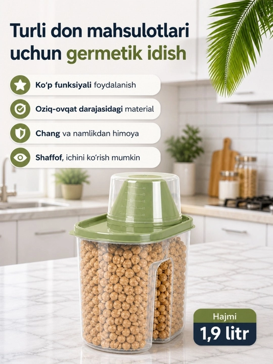 Oziq ovqat konteyneri 1.9L - 