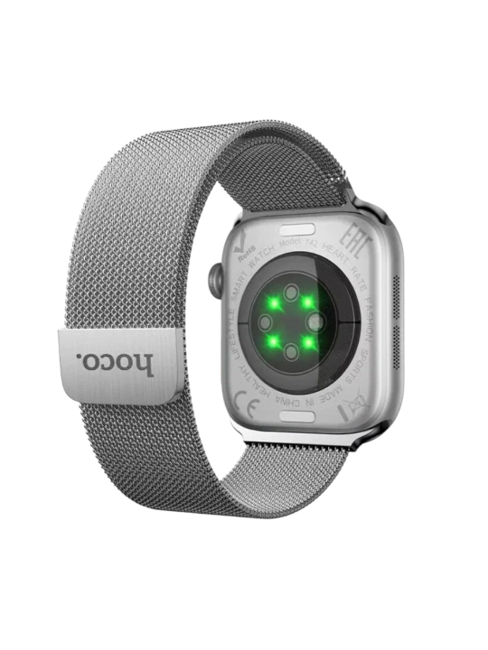 Smart-soat Hoco Y42 Call Version, BT 5.3, 2.01 dyuym, qo‘ng‘iroq, RWfit, 200 mAh, sensorli