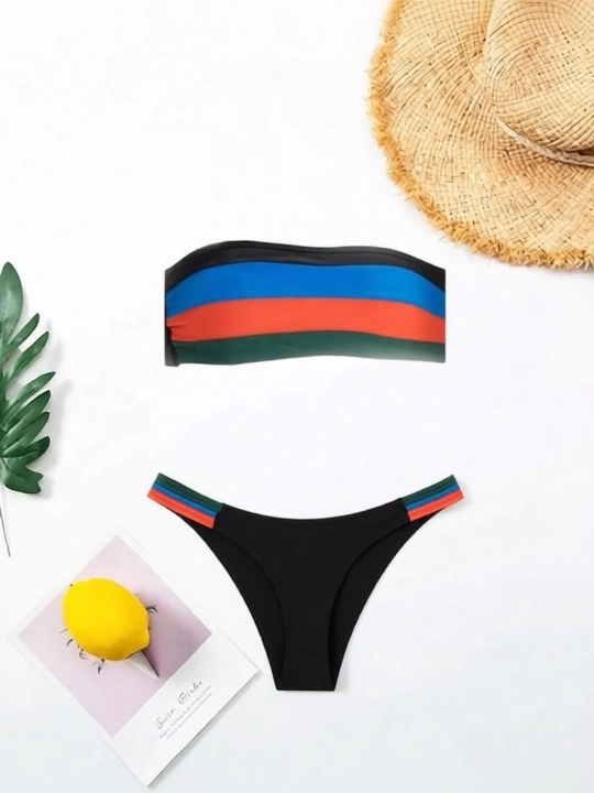 Купальник женский раздельный для бассейна - 
