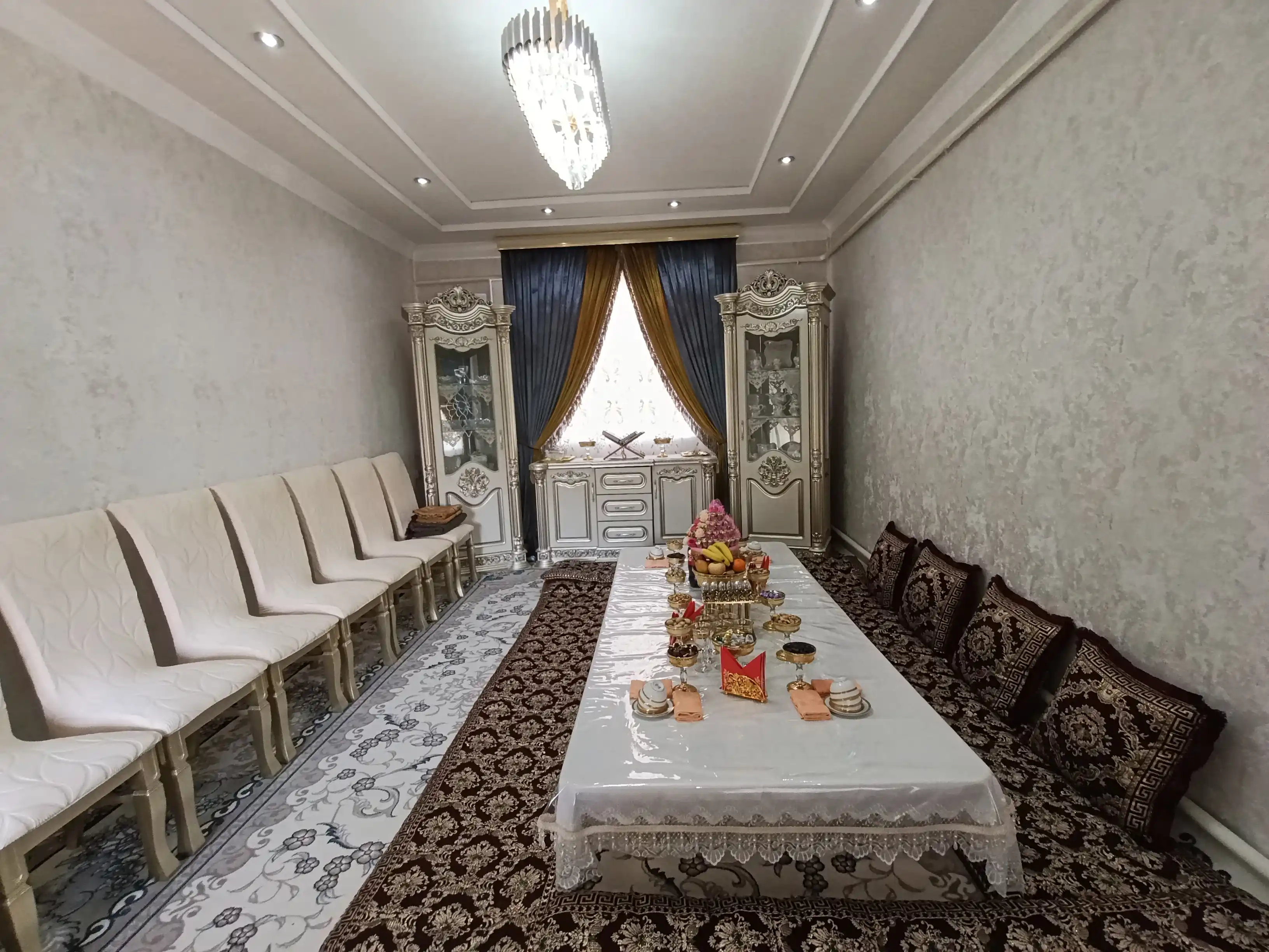 Rahat home Stullar uchun g'ilof, zich Jakkard mato, elastik, oson yuviladi, 6 dona