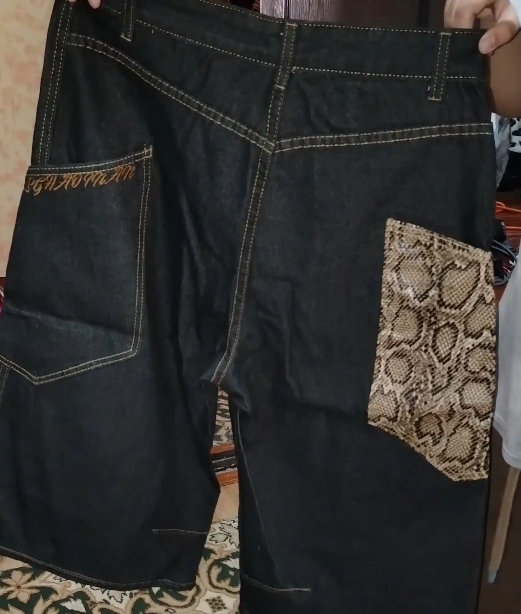 TAYNA Jinsi shortilar, erkaklar va ayollar uchun, baggy, oversayz, Y2K, 100% paxta