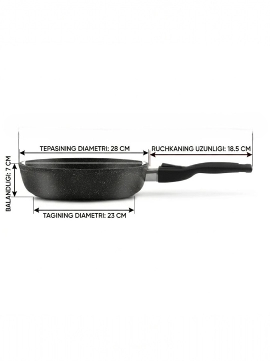 Rossiyaning Gardarik tovalari, kuyishga qarshi, o‘lchamlari: 20 sm, 22 sm, 24 sm, 26 sm, 28 sm