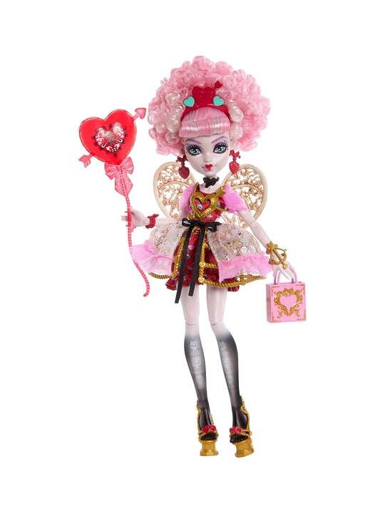 Monster High Cupid Asteria Scary Sweet Birthday qo‘g‘irchoq + aksessuar - 