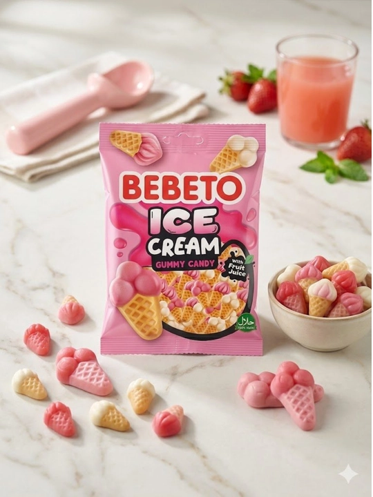 Жевательный мармелад Bebeto, в ассортименте, 70-80 г - 