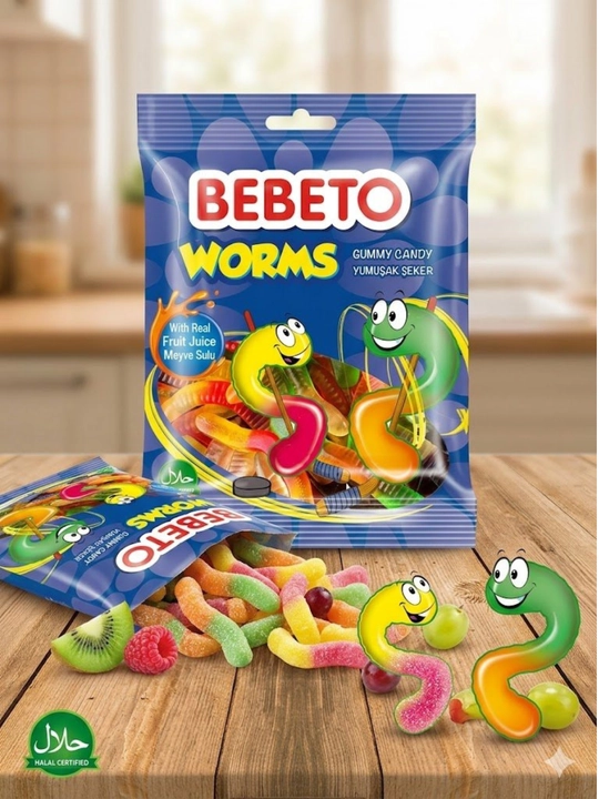 Жевательный мармелад Bebeto, в ассортименте, 70-80 г - 