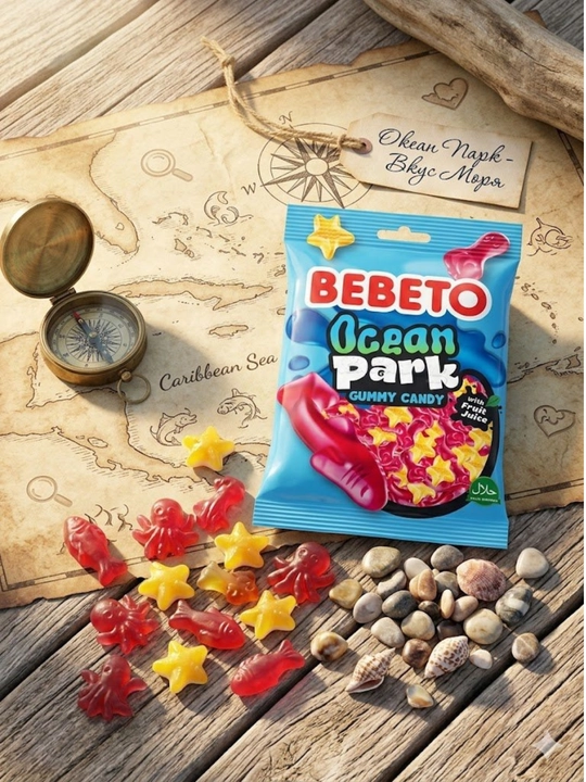 Жевательный мармелад Bebeto, в ассортименте, 70-80 г - 