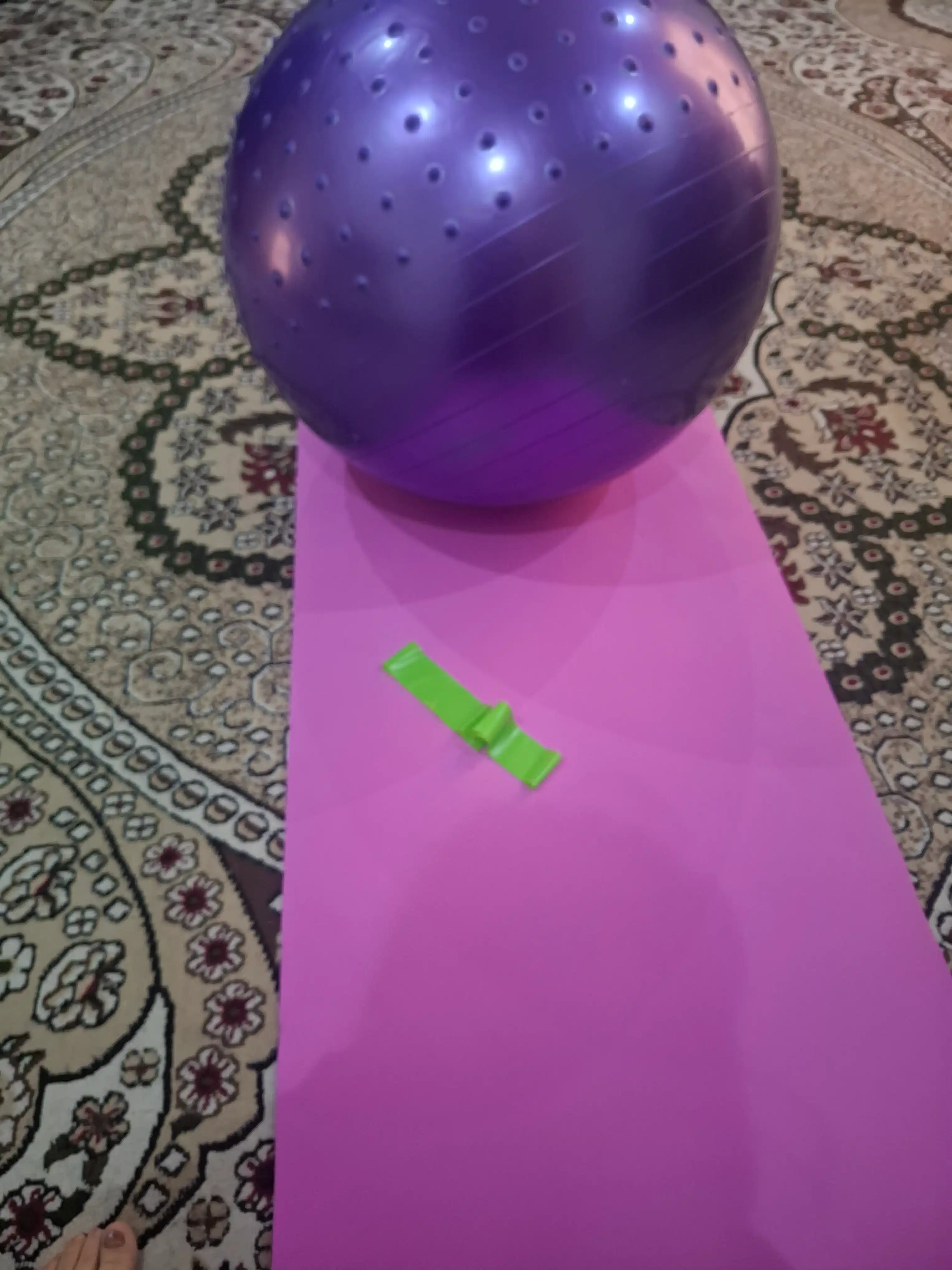 Мяч для фитнеса пол шипом Fitball, фитбол 75-85-95 см, с насосом