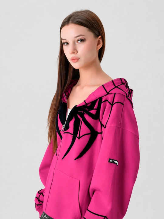 Xudi zip Unisex, o‘rgimchak odam, paxtadan, katta, unisex, marvel, XB, unisex