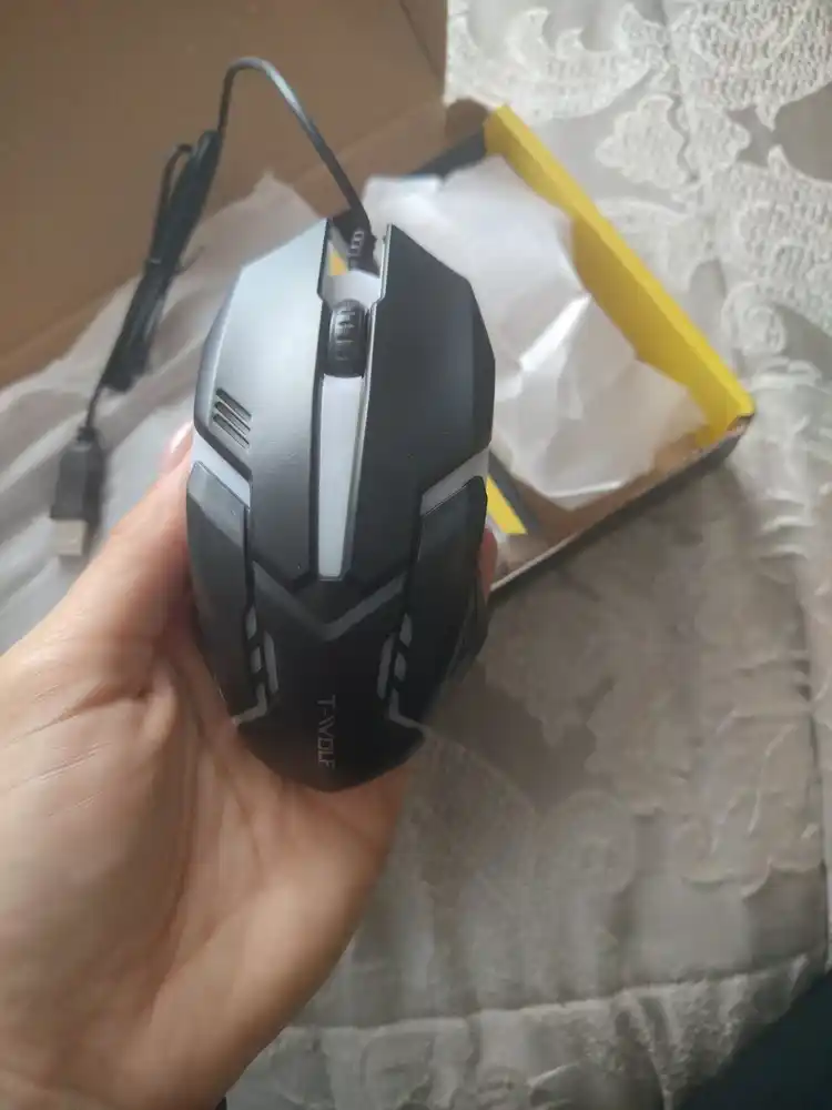 Игровая клавиатура и мышь T-wolf TF200, TF270, с RGB-подсветкой