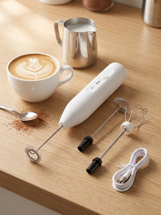 Elektr kapuchinator, USB portativ, sut ko‘pirtirgich, 3 tezlikli