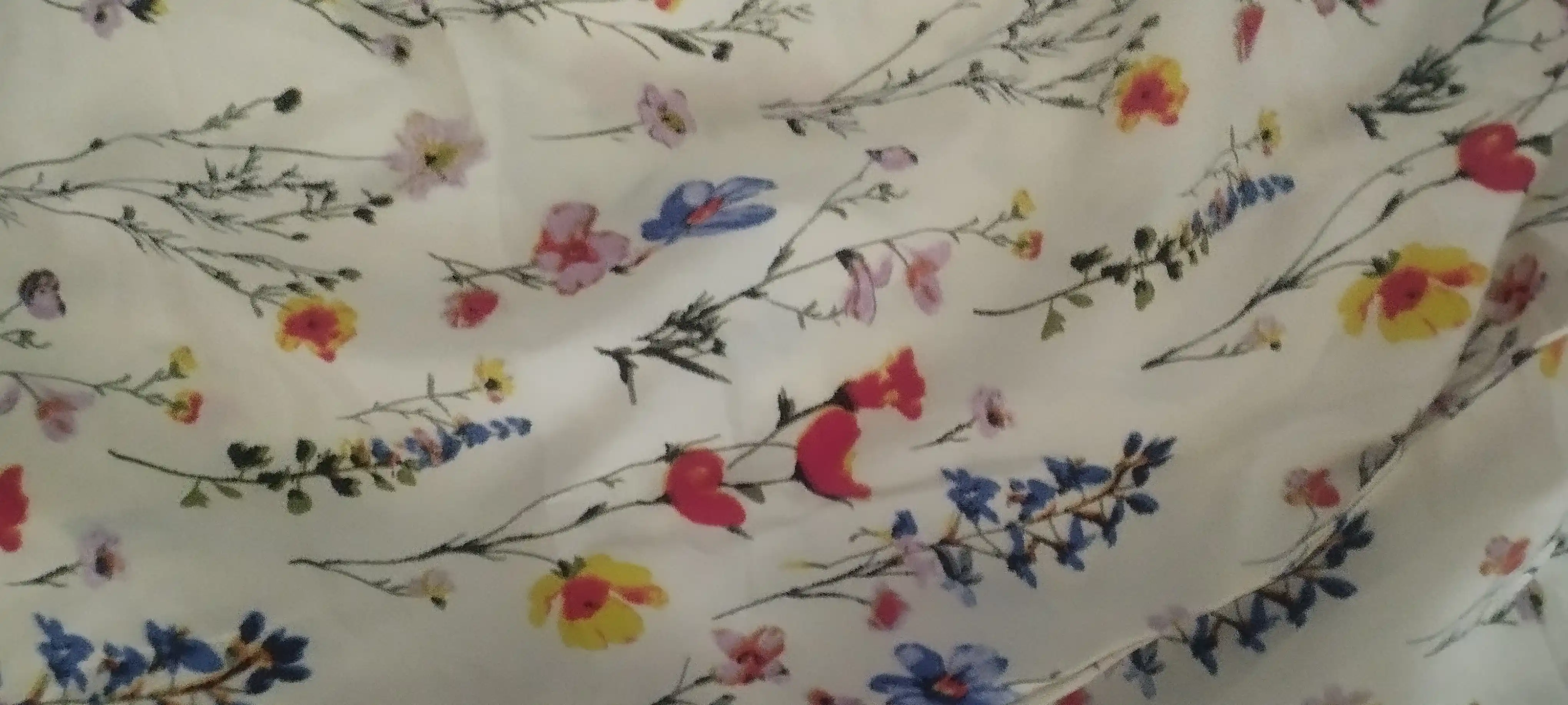 Ayollar kombinezon ko‘ylak, gul naqshli, yozgi, bel rezinkali, S-XL