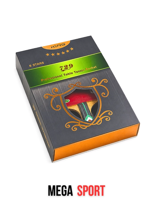 729 KING Professional Ping Pong - stol tennis Raketka to‘plami, chexol bilan