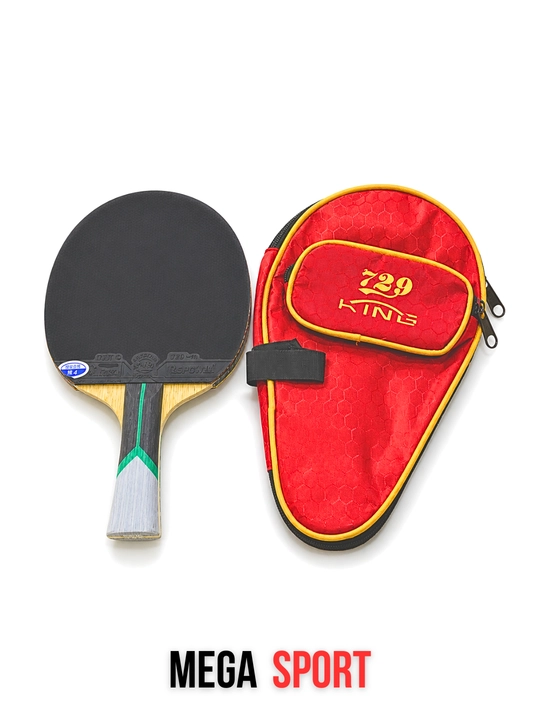 729 KING Professional Ping Pong - stol tennis Raketka to‘plami, chexol bilan