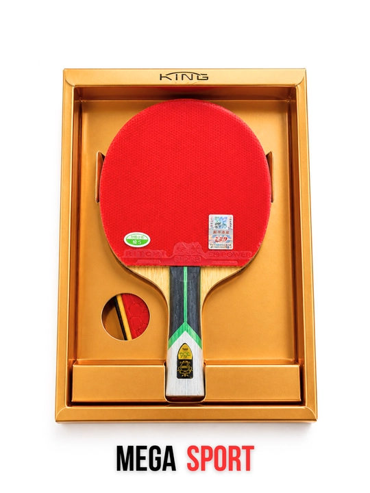 729 KING Professional Ping Pong - stol tennis Raketka to‘plami, chexol bilan