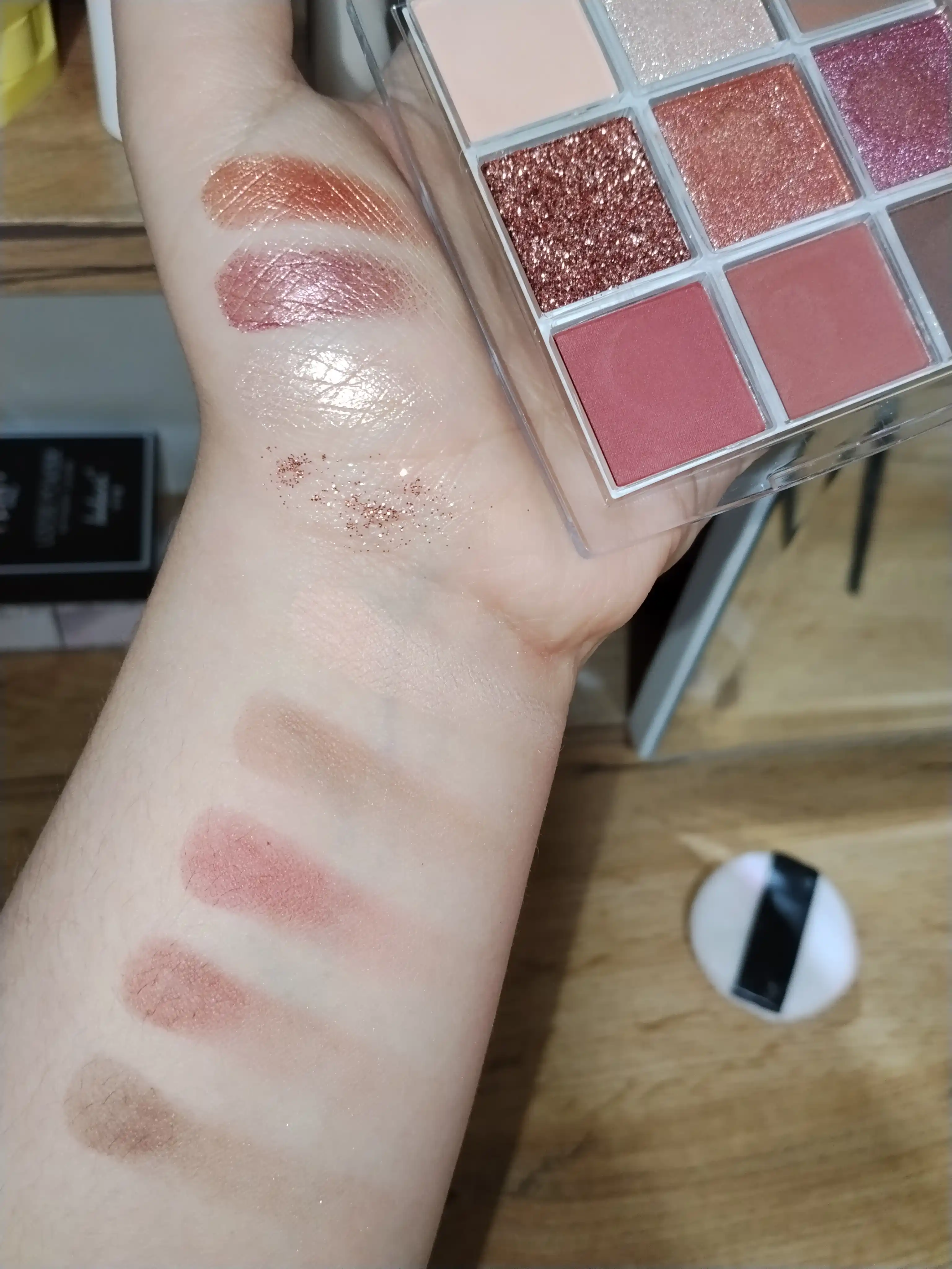 Палетка теней AnyLady Glam,матовые и блестящие, для ежедневного профессионального макияжа