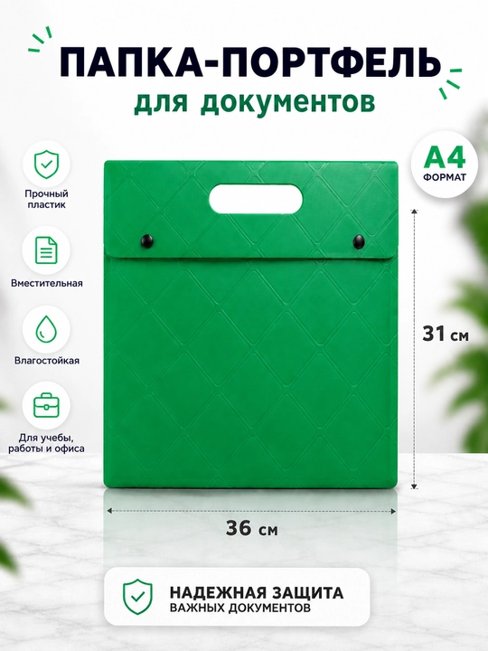 Папка-портфель для документов A4 - 