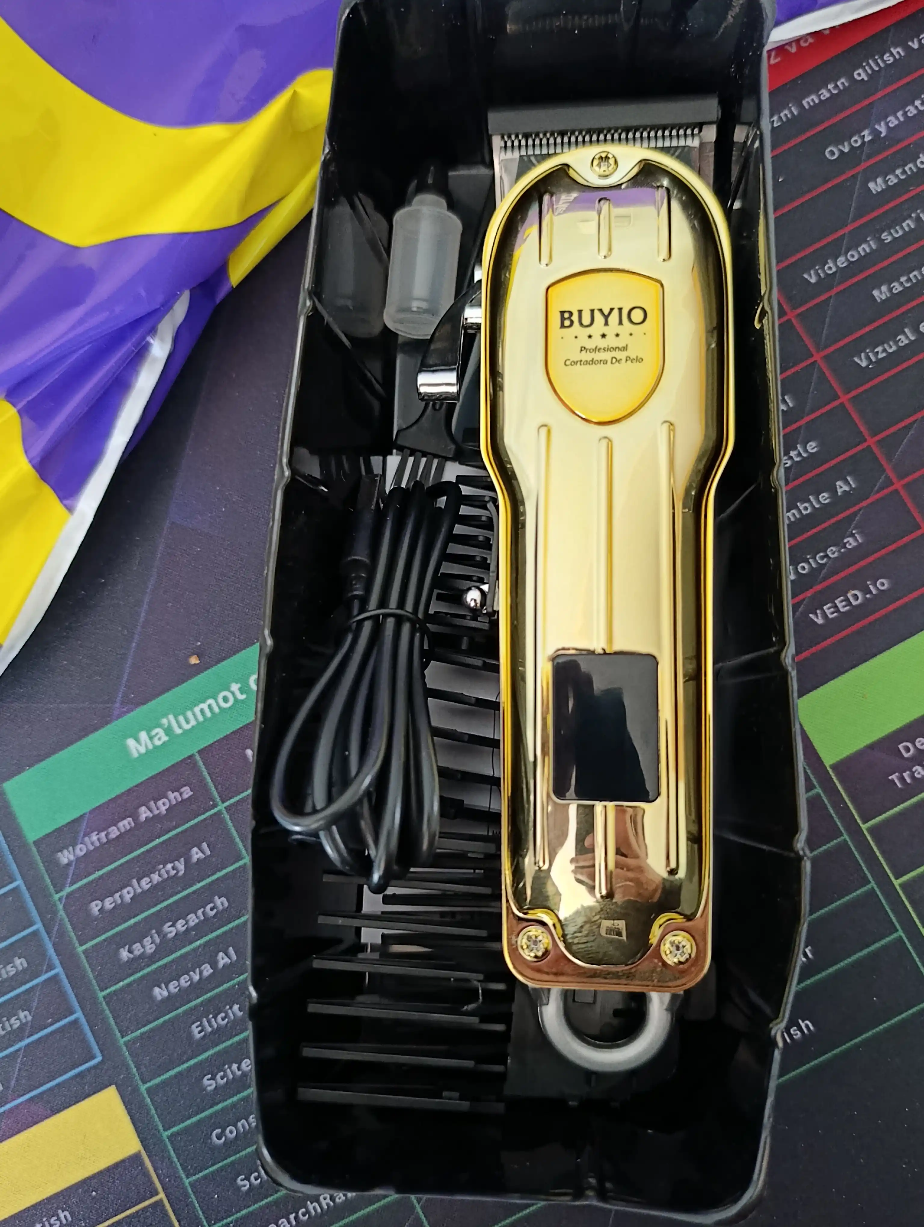 Машинка для стрижки волос, триммер, машинка для стрижки, бритва VBT808