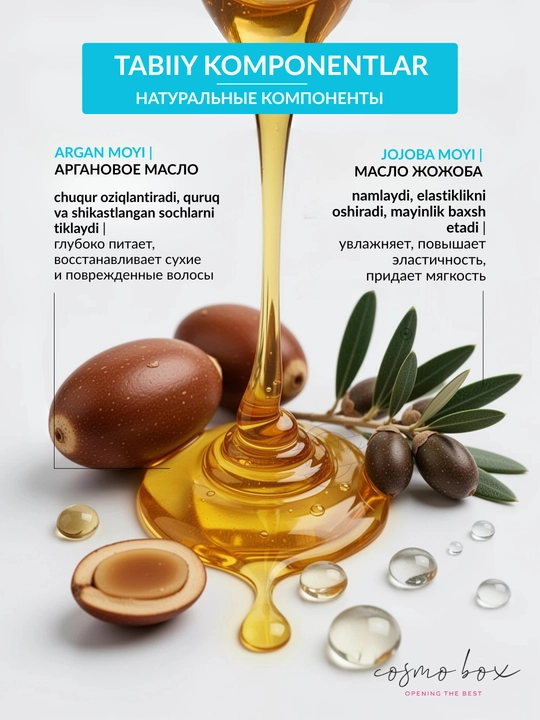 ROYALLINES soch uchun niqob, oziqlantirish va parvarish, 500 ml
