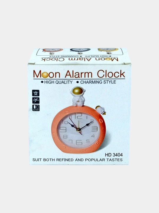 Настольный будильник "Moon Alarm Clock" с фигуркой астронавта (HD 3404)