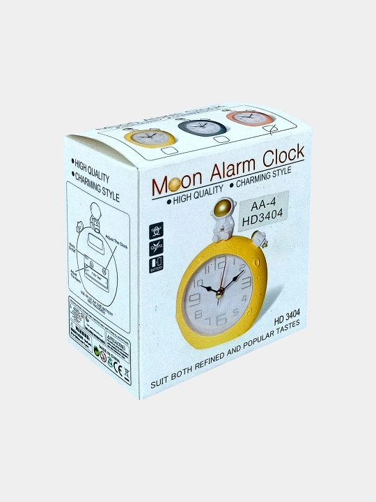 Настольный будильник "Moon Alarm Clock" с фигуркой астронавта (HD 3404)