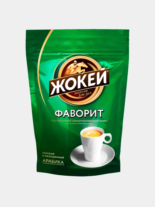 Eriydigan qahva Jockey Favorit granulali, 150 g - 