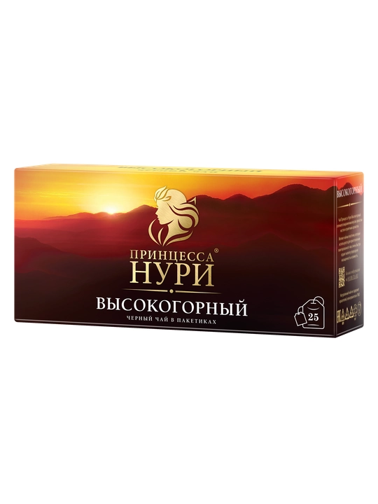 Qora choy Prinsessa Nuri Visokogorniy, 25 * 2 g