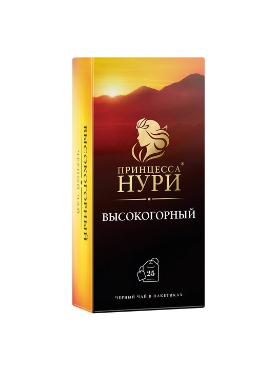 Qora choy Prinsessa Nuri Visokogorniy, 25 * 2 g