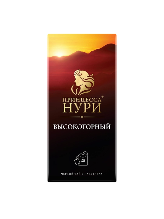 Qora choy Prinsessa Nuri Visokogorniy, 25 * 2 g