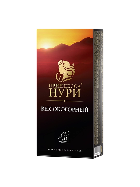 Qora choy Prinsessa Nuri Visokogorniy, 25 * 2 g