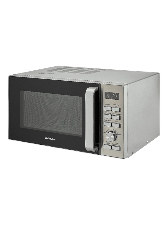Mikroto‘lqinli pech AVL-MWO2549 S kumush, 25 litr, 900W, mexanik, tez isitish, ixcham