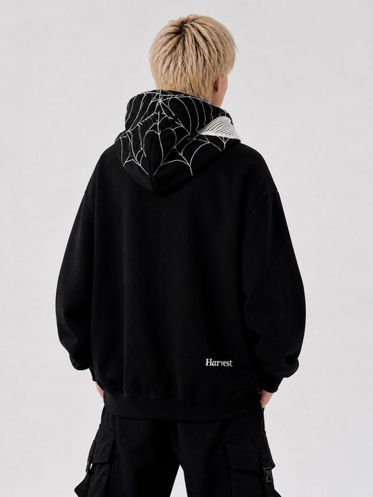 Xudi zip Unisex, o‘rgimchak odam, paxtadan, katta, unisex, marvel, XB, unisex