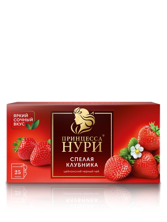 Qora choy Принцесса Нури "Qulupnay", 1.5 g, 25 dona