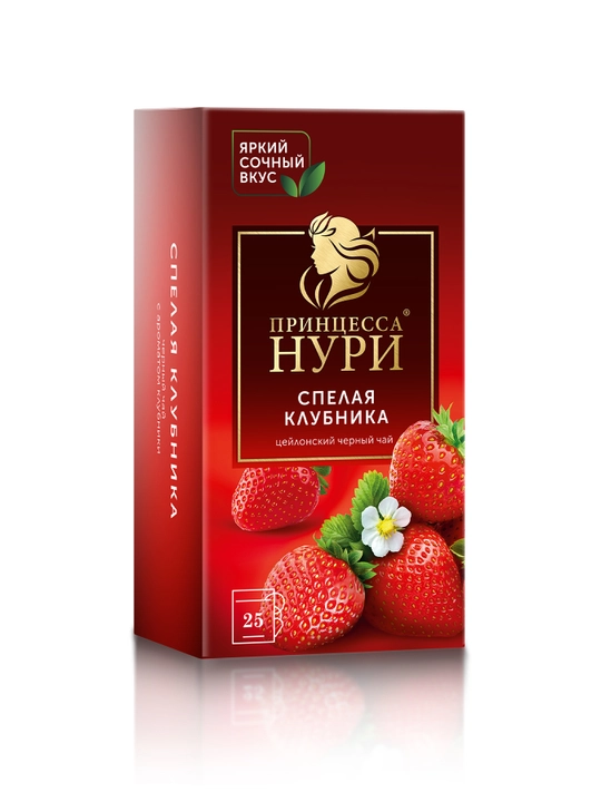 Qora choy Принцесса Нури "Qulupnay", 1.5 g, 25 dona