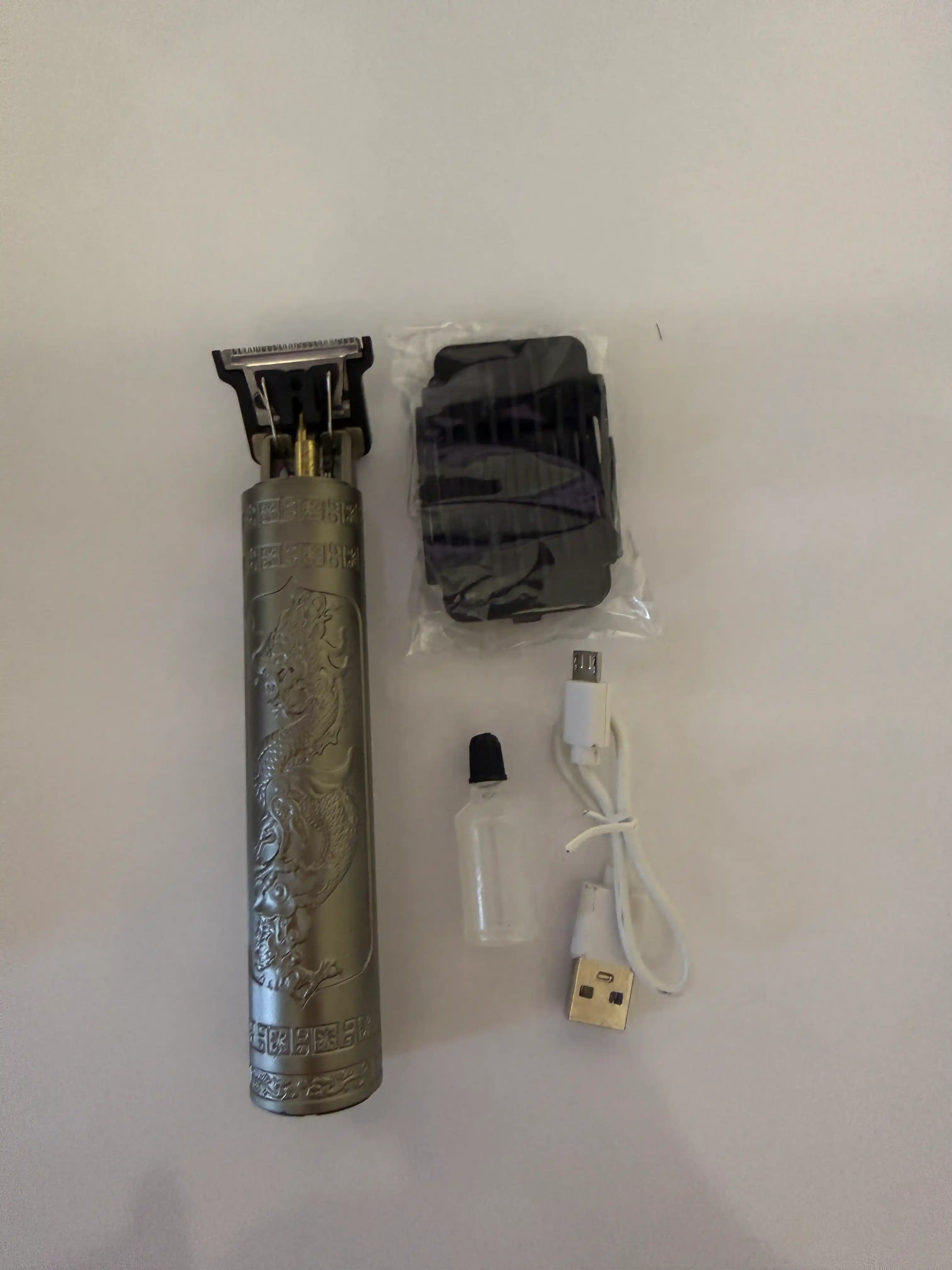 Триммер VINTAGE T9 для бороды, Машинка для стрижки, USB беспроводной