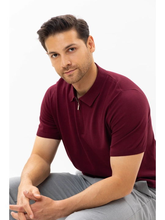 TERRA PRO Erkaklar polosi, zipka, finka 100% bambuk AW25CR2-29-22015