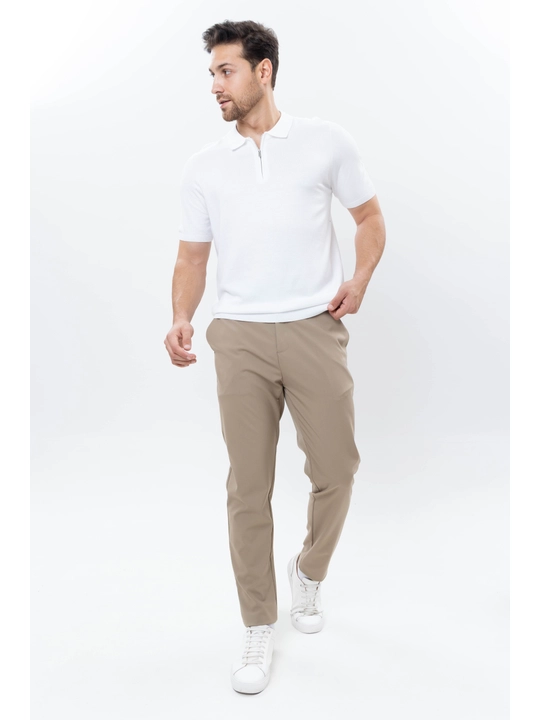 TERRA PRO Erkaklar polosi, zipka, finka 100% bambuk AW25CR2-29-22015