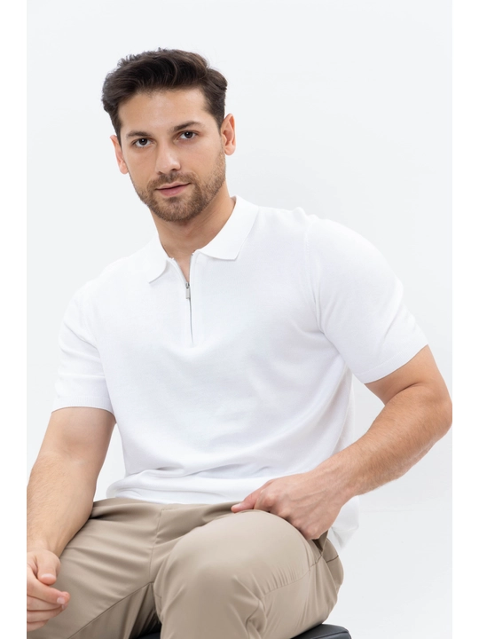 TERRA PRO Erkaklar polosi, zipka, finka 100% bambuk AW25CR2-29-22015