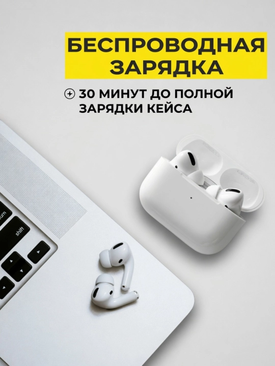 Наушники беспроводные AiPods PRO 2 с шумоподавлением