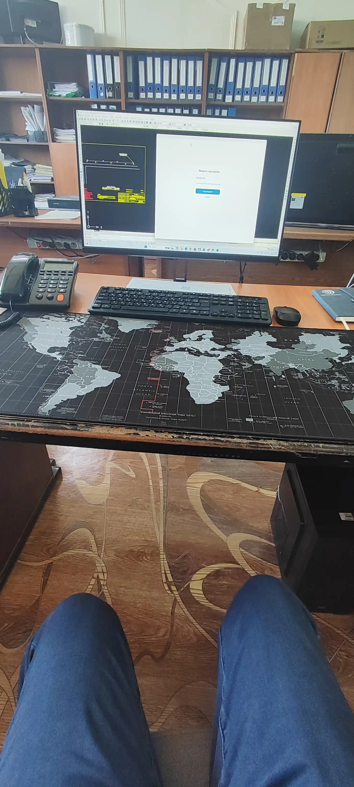Sichqoncha uchun gilamcha, katta o'lchamli, 90x40 sm
