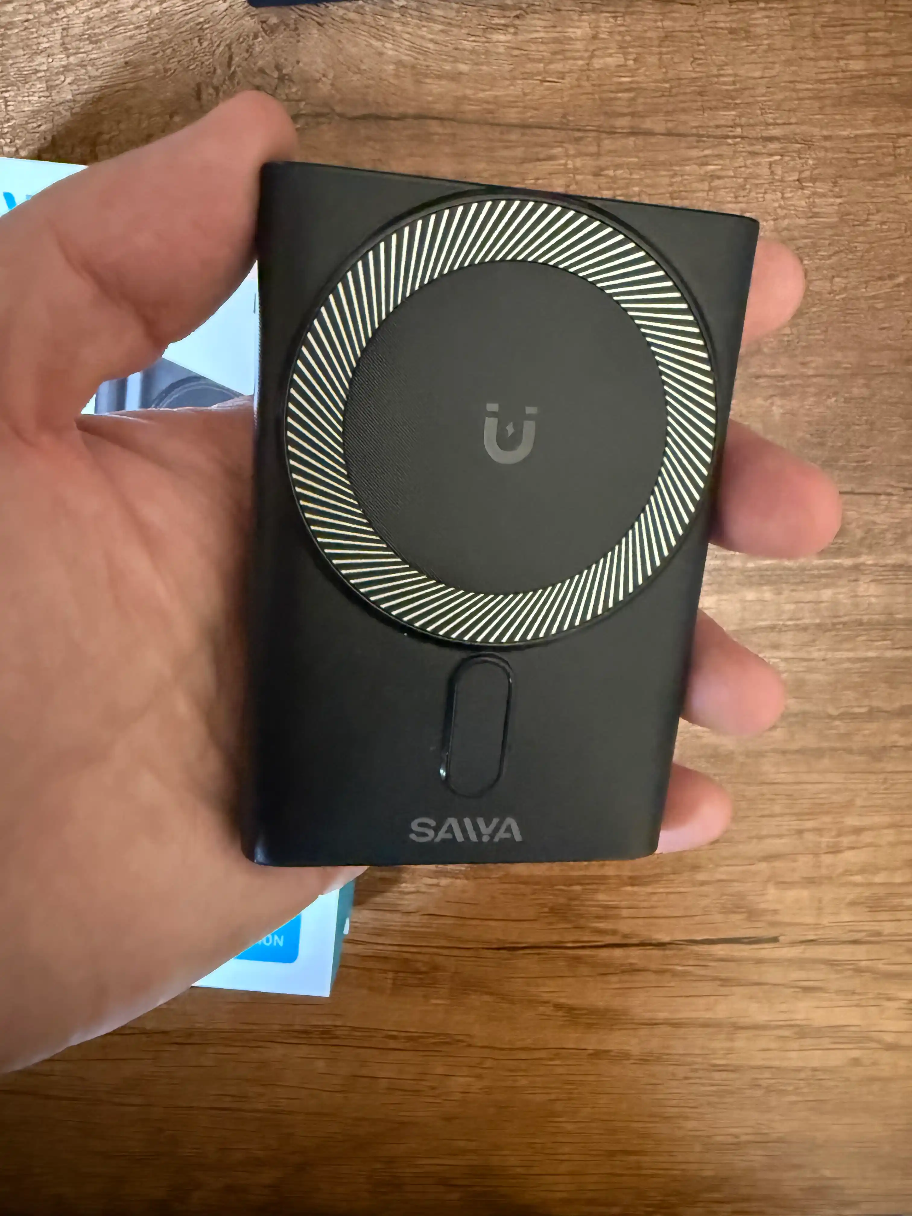 Magnit Power Bank 10000mAh, MagSafe, 22.5W Tezkor Zaryad, 15W Simsiz Zaryad, Type-C, SAIYA