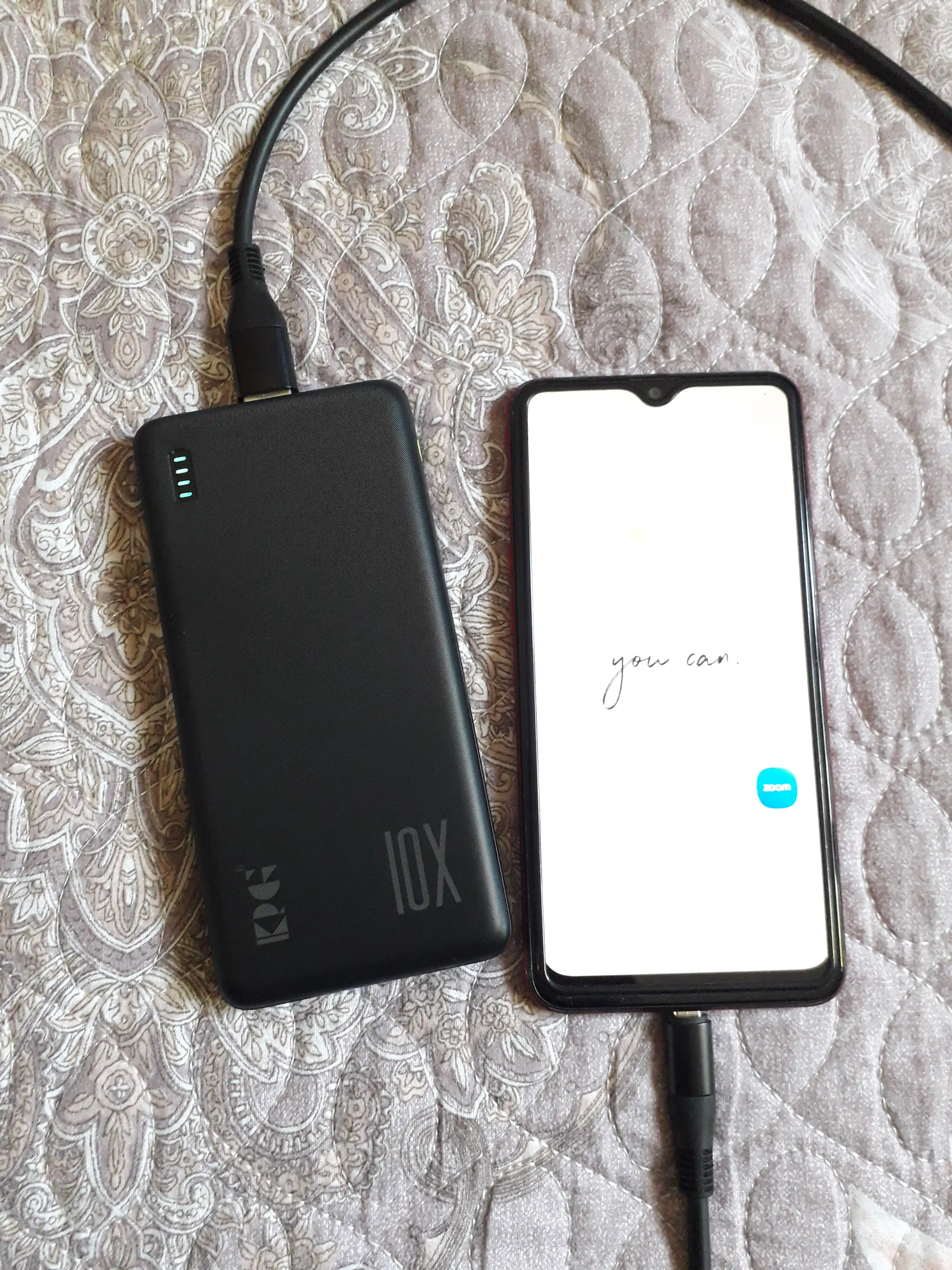 KPG 10000mAh Power Bank 22.5W Fast Charge –Tez quvvatlovchi, Type-C,iPhone va Android uchun