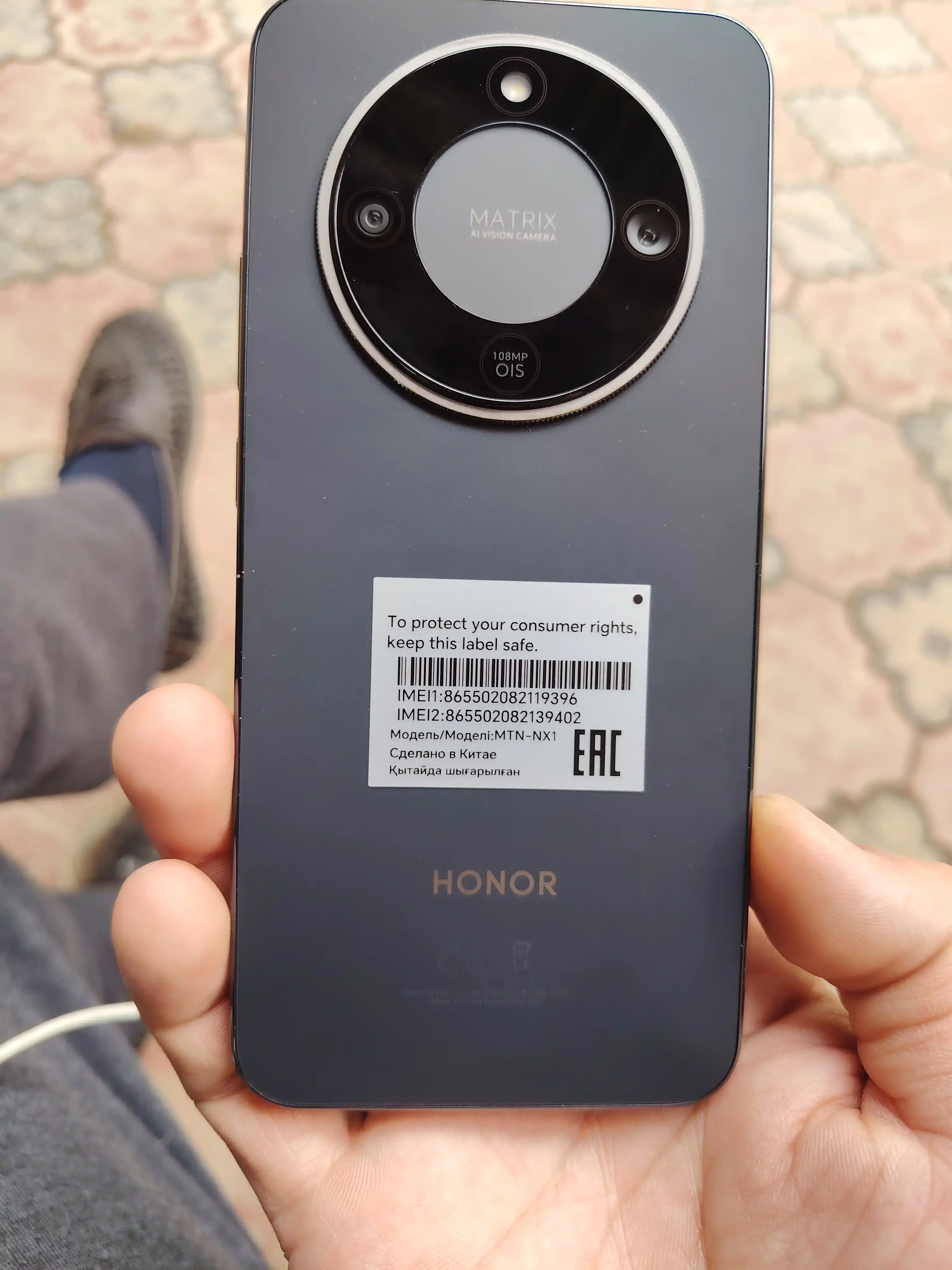 HONOR X9d 5G smartfoni, 12/256GB Snapdragon 6 Gen 4, 108 Mp, 8300 mAh,+Sovg'a Ryukzak