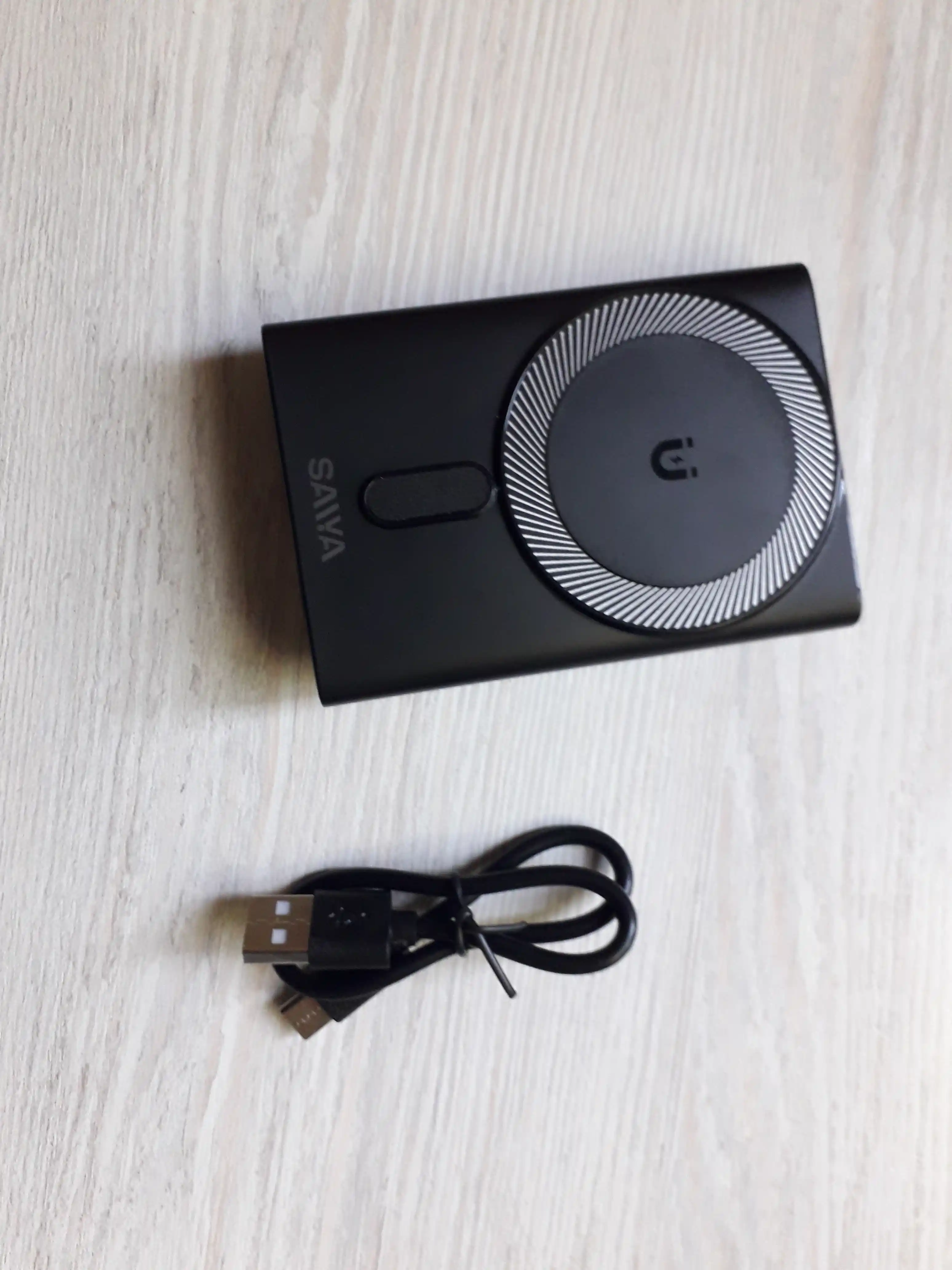 Magnit Power Bank 10000mAh, MagSafe, 22.5W Tezkor Zaryad, 15W Simsiz Zaryad, Type-C, SAIYA