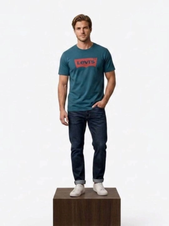 Футболка Levi's, 78% хлопок, мужская. Большой размер