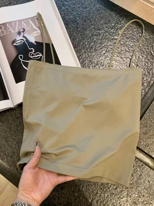 Ayollar baza mayka, olinadigan kosachali top mayka, ingichka tasmali topik mayka