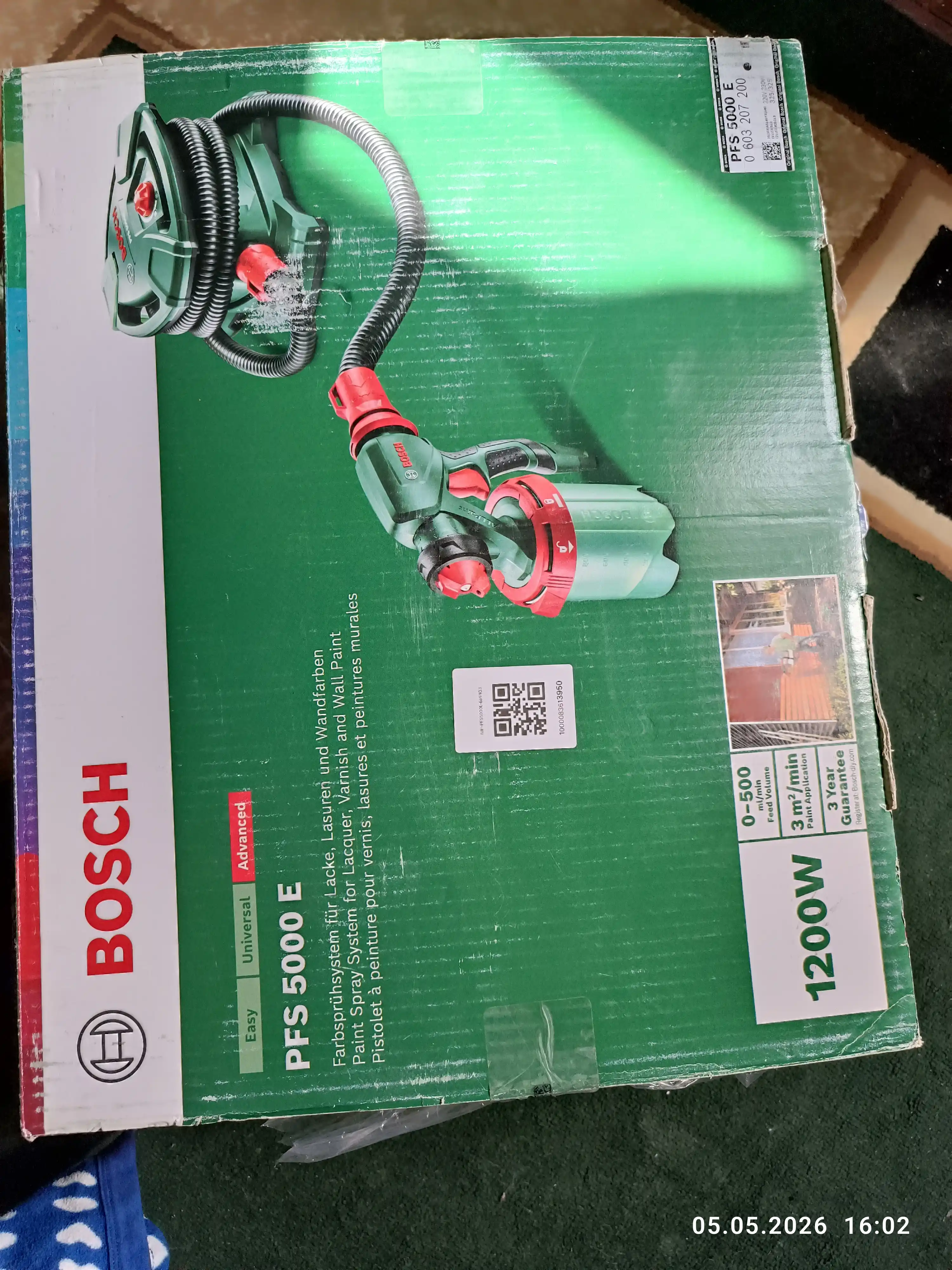 Bosch PFS 5000 E — Электрический краскопульт (Paint Spray System)