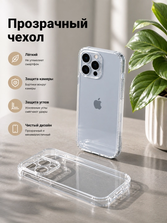 G'ilof iPhone 15, 14, 13, 12, 11 Pro Max, Pro uchun
