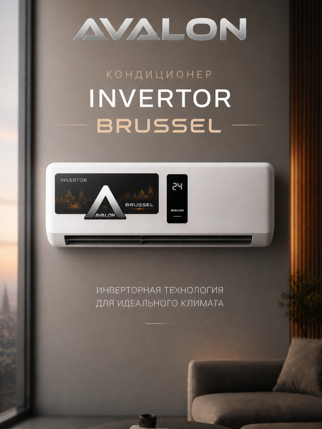 Кондиционер Avalon BRUSSEL Invertor за 5399000 сум со скидкой 46%. Uzum Market