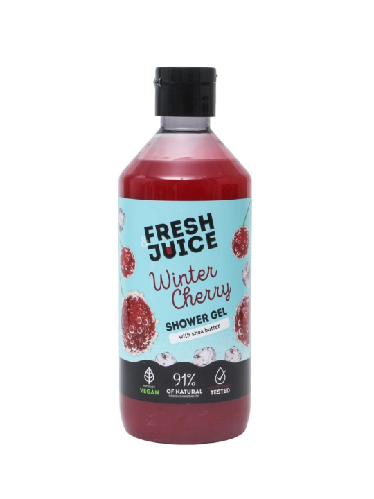 Гель для душа и тела Fresh Juice, увлажняющий, ароматный, 4 вида, 473 мл